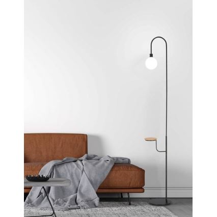 Grīdas stāvlampa VANITY 1xG9/40W/230V melna