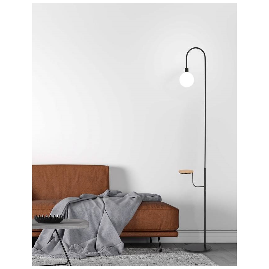 Grīdas stāvlampa VANITY 1xG9/40W/230V melna