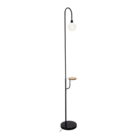 Grīdas stāvlampa VANITY 1xG9/40W/230V melna