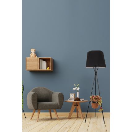 Grīdas stāvlampa VENEDIK 1xE27/60W/230V melna