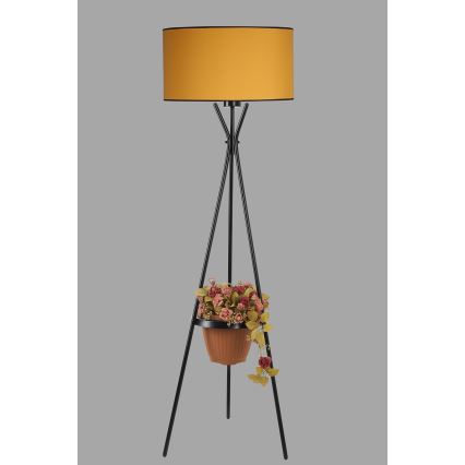 Grīdas stāvlampa VENEDIK 1xE27/60W/230V oranža/melna