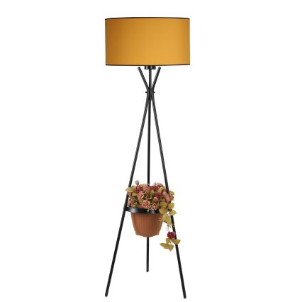 Grīdas stāvlampa VENEDIK 1xE27/60W/230V oranža/melna