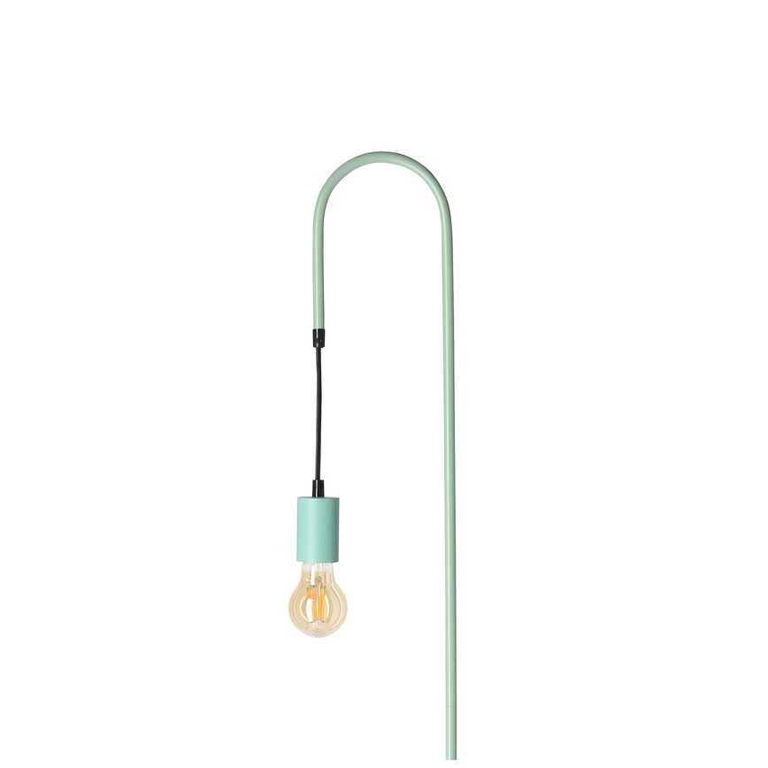 Grīdas stāvlampa WALK 1xE27/40W/230V tirkīza