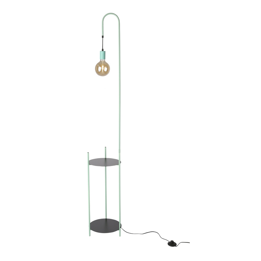 Grīdas stāvlampa WALK 1xE27/40W/230V tirkīza