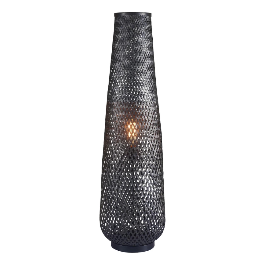 Grīdas stāvlampa ZANZIBAR 1xE27/20W/230V melna