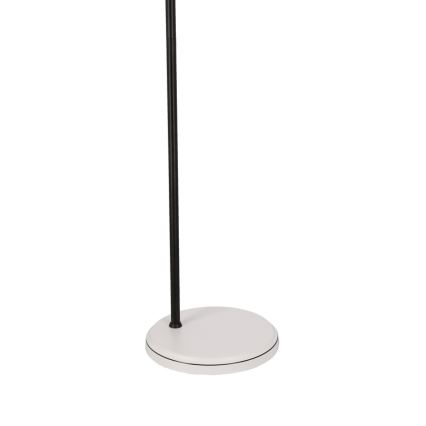 Grīdas stāvlampa ZUMBA 1xE27/40W/230V balta/melna