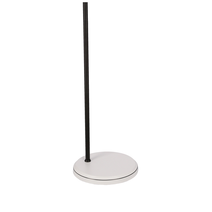 Grīdas stāvlampa ZUMBA 1xE27/40W/230V balta/melna