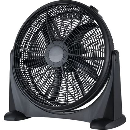 Grīdas ventilators 100W/230V Ø 50 cm, melns