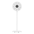 Grīdas ventilators 25W/230V 130 cm balts + tālvadības pults