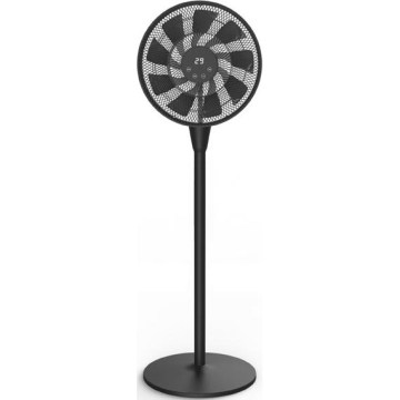 Grīdas ventilators 25W/230V 130 cm melns + tālvadības pults