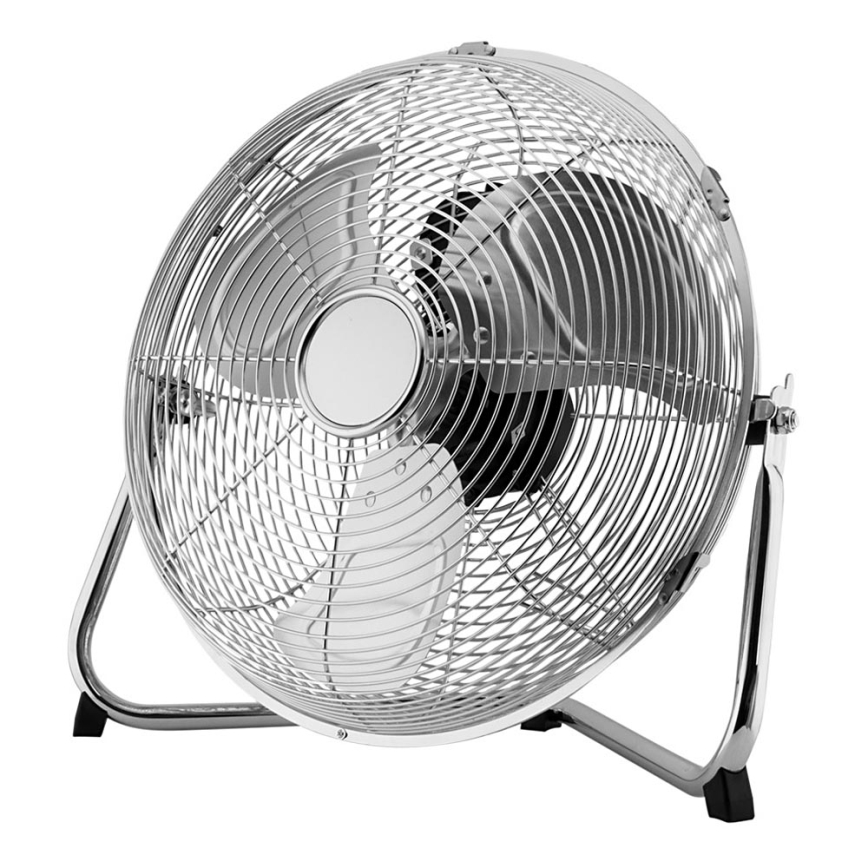 Grīdas ventilators 35 cm, 3 speeds, spīdīgs chrome, 70W