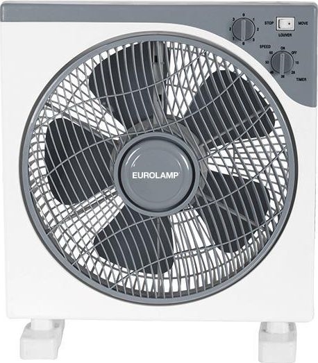 Grīdas ventilators 45W/230V d. 37 cm balta/pelēka