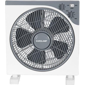 Grīdas ventilators 45W/230V diametrs 37 cm balts/pelēks