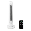Grīdas ventilators 50W/230V balta + tālvadības pults