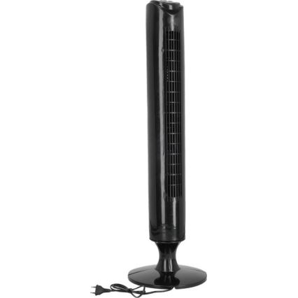 Grīdas ventilators LISSE 45W/230V 91,4 cm melna + tālvadības pults