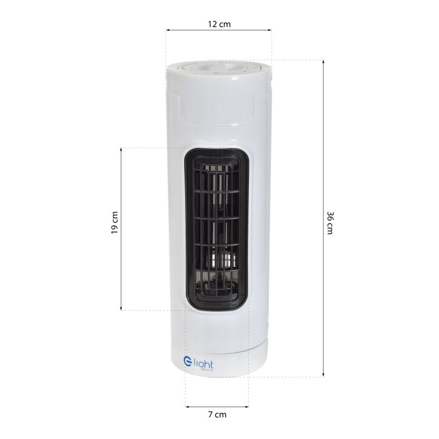 Grīdas ventilators TOWER 30W/230V balts