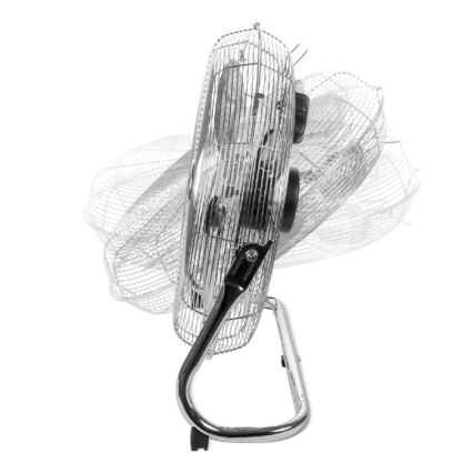 Grīdas ventilators VIENTO 200W/230V spīdīgs hroms
