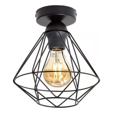 Griestu gaismeklis 1xE27/40W/230V melns