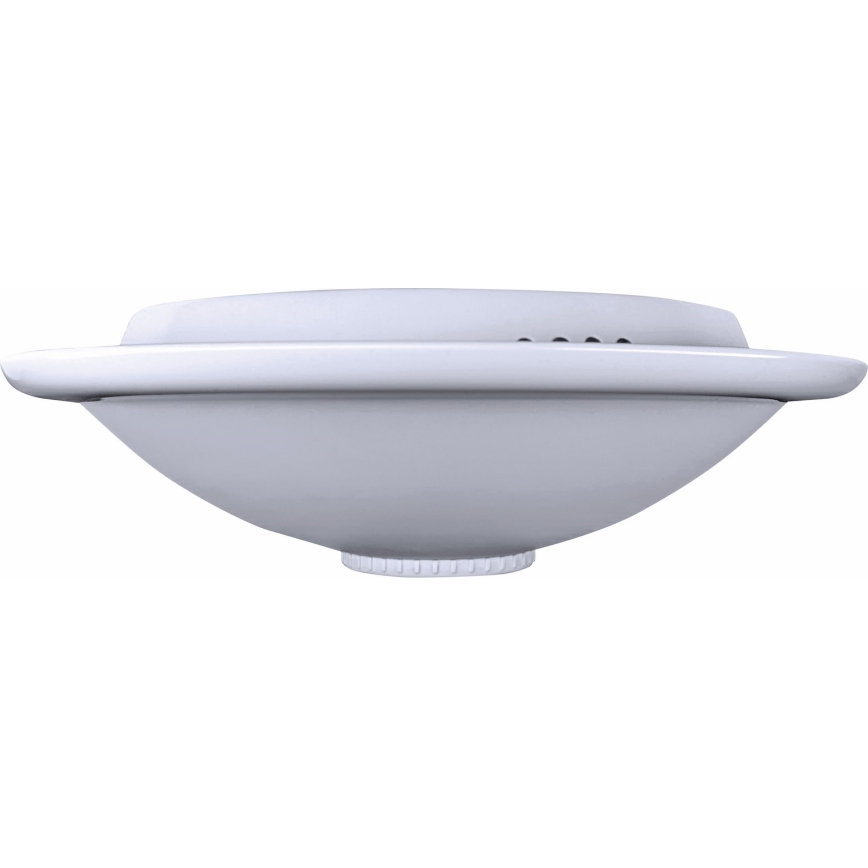 Griestu lampa ar kustības un krēslas sensoru MANA 2xE27/40W/230V Ø 30 cm balta
