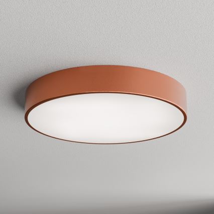 Griestu lampa ar kustības un krēslas sensoru CLEO 4xE27/24W/230V Ø 50 cm vara krāsā