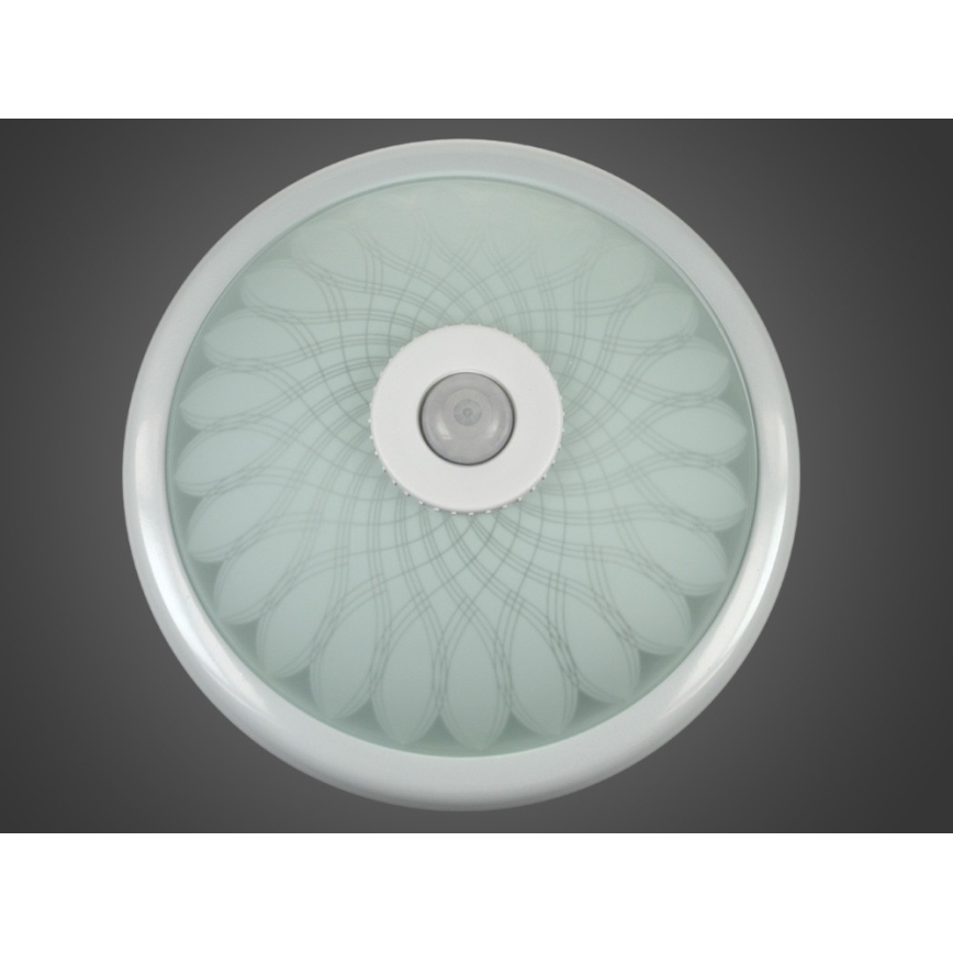 Griestu gaismeklis ar sensoru PLAFON 2xE27/80W/230V