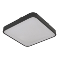 Griestu gaismeklis ar sensoru WILTON 2xE27/60W/230V 33x33 cm antracīts