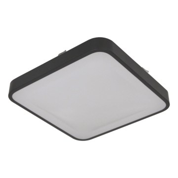 Griestu gaismeklis ar sensoru WILTON 2xE27/60W/230V 33x33 cm antracīts