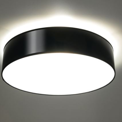 Griestu gaismeklis ARENA 4xE27/60W/230V melns