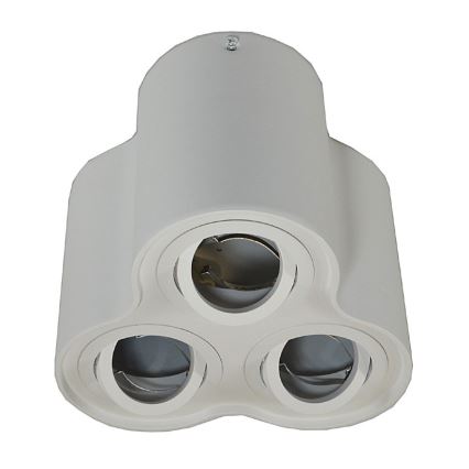 Griestu gaismeklis BAROCO 3xGU10/30W/230V balts