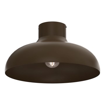 Griestu gaismeklis BASCA 1xE27/15W/230V ar diametru 40 cm, brūns