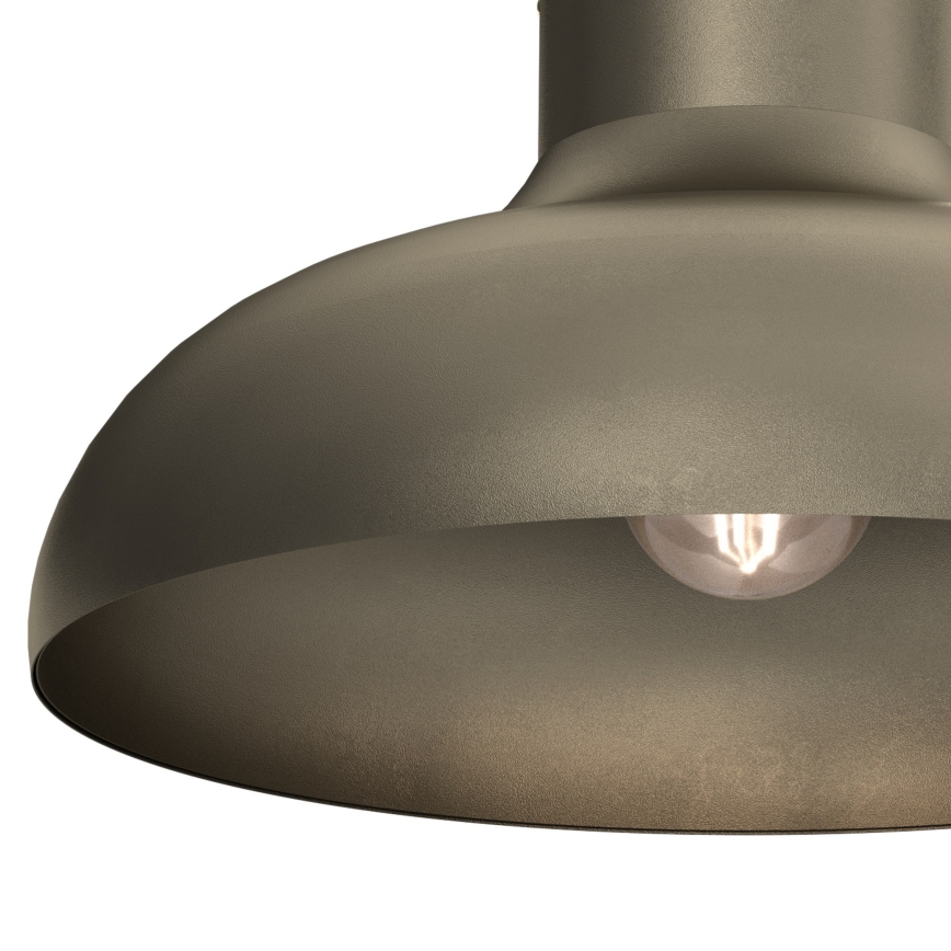 Griestu gaismeklis BASCA 1xE27/15W/230V Ø 40 cm bronzas krāsā