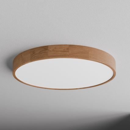 Griestu gaismeklis CLEO 6xE27/24W/230V Ø 80 cm ozols