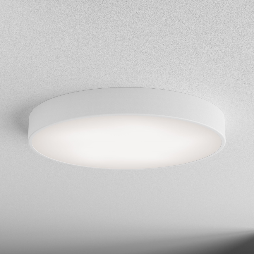 Griestu lampa CLEO ar kustības un krēslas sensoru 5xE27/24W/230V Ø 60 cm, balta