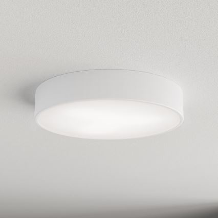 Griestu lampa ar kustības un krēslas sensoru CLEO, 3xE27/24W/230V, Ø 40 cm, balta