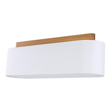 Griestu gaismeklis HELENA 4xE27/60W/230V balts/brūns