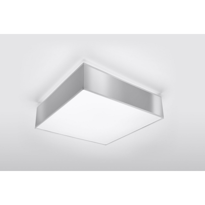 Griestu gaismeklis HORUS 35 2xE27/60W/230V pelēka