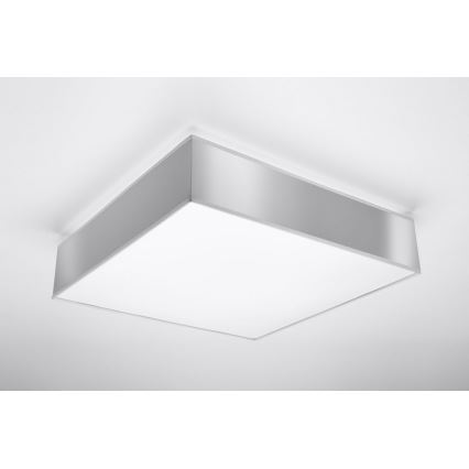 Griestu gaismeklis HORUS 45 3xE27/60W/230V pelēka