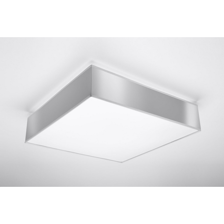 Griestu gaismeklis HORUS 45 3xE27/60W/230V pelēka