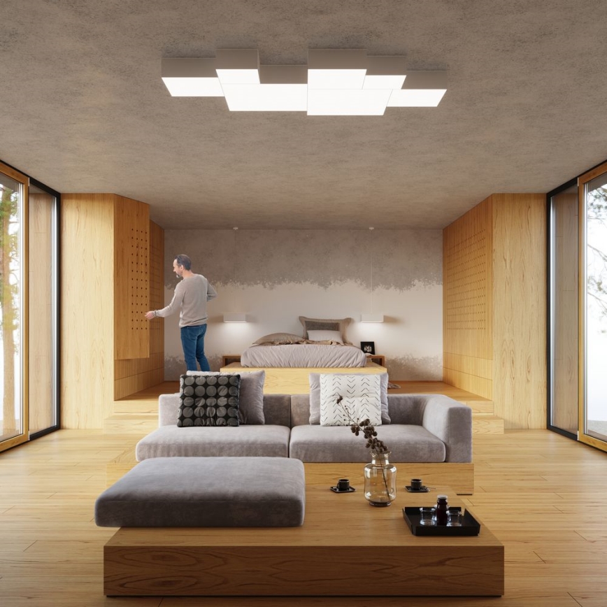 Griestu gaismeklis HORUS 4xE27/60W/230V balts