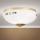 Griestu gaismeklis LANDHAUS 1xE27/60W/230V Ø 21 cm misiņš/balts/zaļš