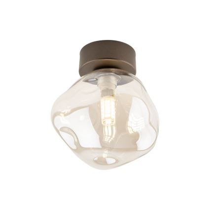 Griestu gaismeklis LAVA 1xG9/8W/230V bronzas/dūmaina bēša