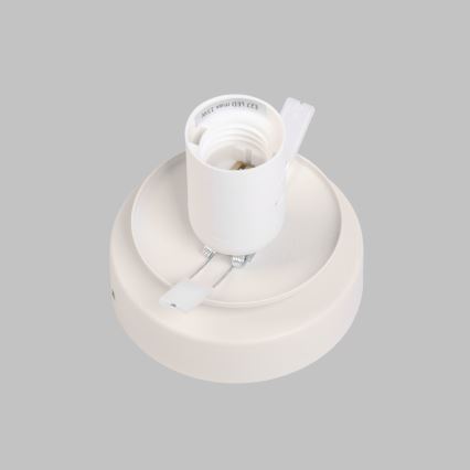 Griestu gaismeklis MOONLIGHT 1xE27/15W/230V Ø 16 cm krēmkrāsas