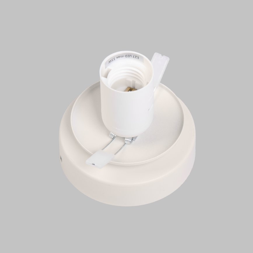 Griestu gaismeklis MOONLIGHT 1xE27/15W/230V Ø 16 cm krēmkrāsas