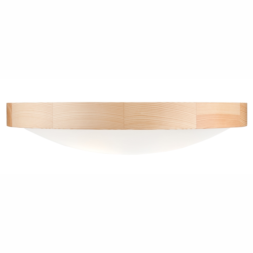 Griestu gaismeklis NATURAL SLIM 3xE27/60W/230V ø 47 cm priede