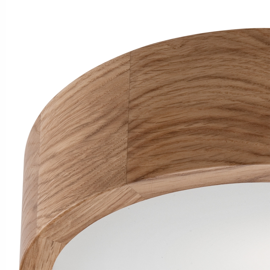 Griestu gaismeklis OAK 1xE27/60W/230V, ozola apdare, Ø 27,5 cm