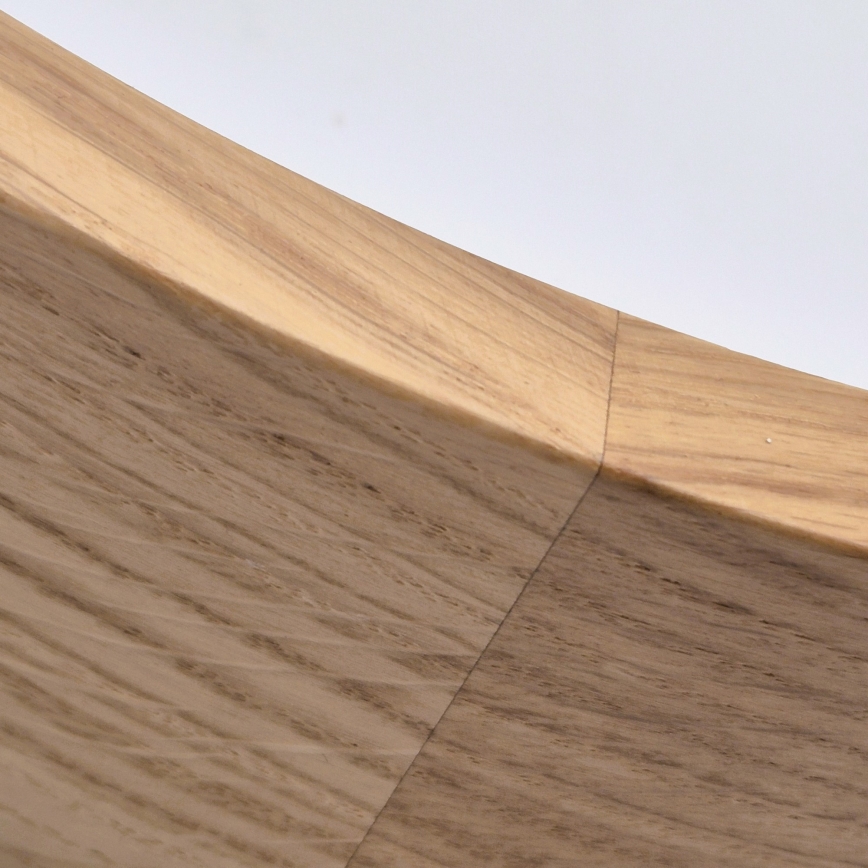 Vannas istabas griestu gaismeklis OAK, 2x E27, 15 W, 230 V, IP54, ozola apdare, Ø 27 cm