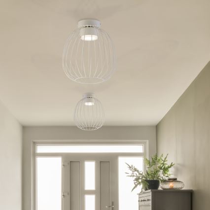 Griestu gaismeklis OVELLA 1xGX53/10W/230V Ø 25 cm krēmkrāsā