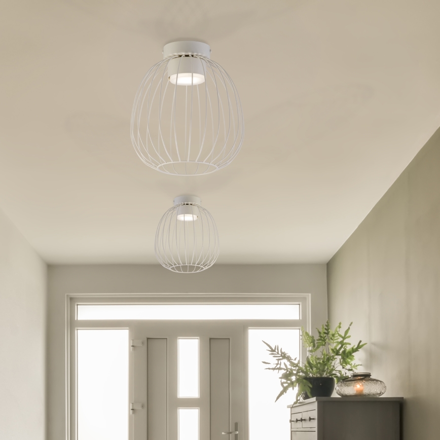 Griestu gaismeklis OVELLA 1xGX53/10W/230V Ø 25 cm krēmkrāsā