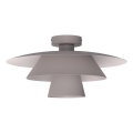 Griestu gaismeklis PLATO 1xE27/15W/230V Ø 32 cm krēmkrāsains