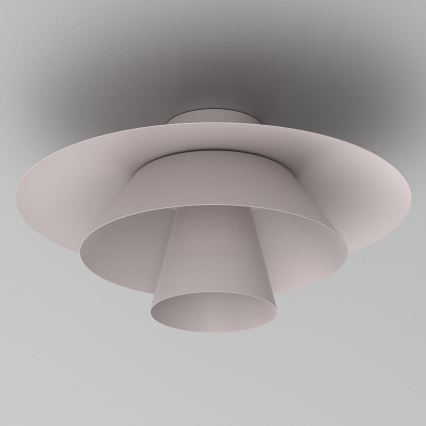 Griestu gaismeklis PLATO 1xE27/15W/230V Ø 32 cm krēmkrāsains